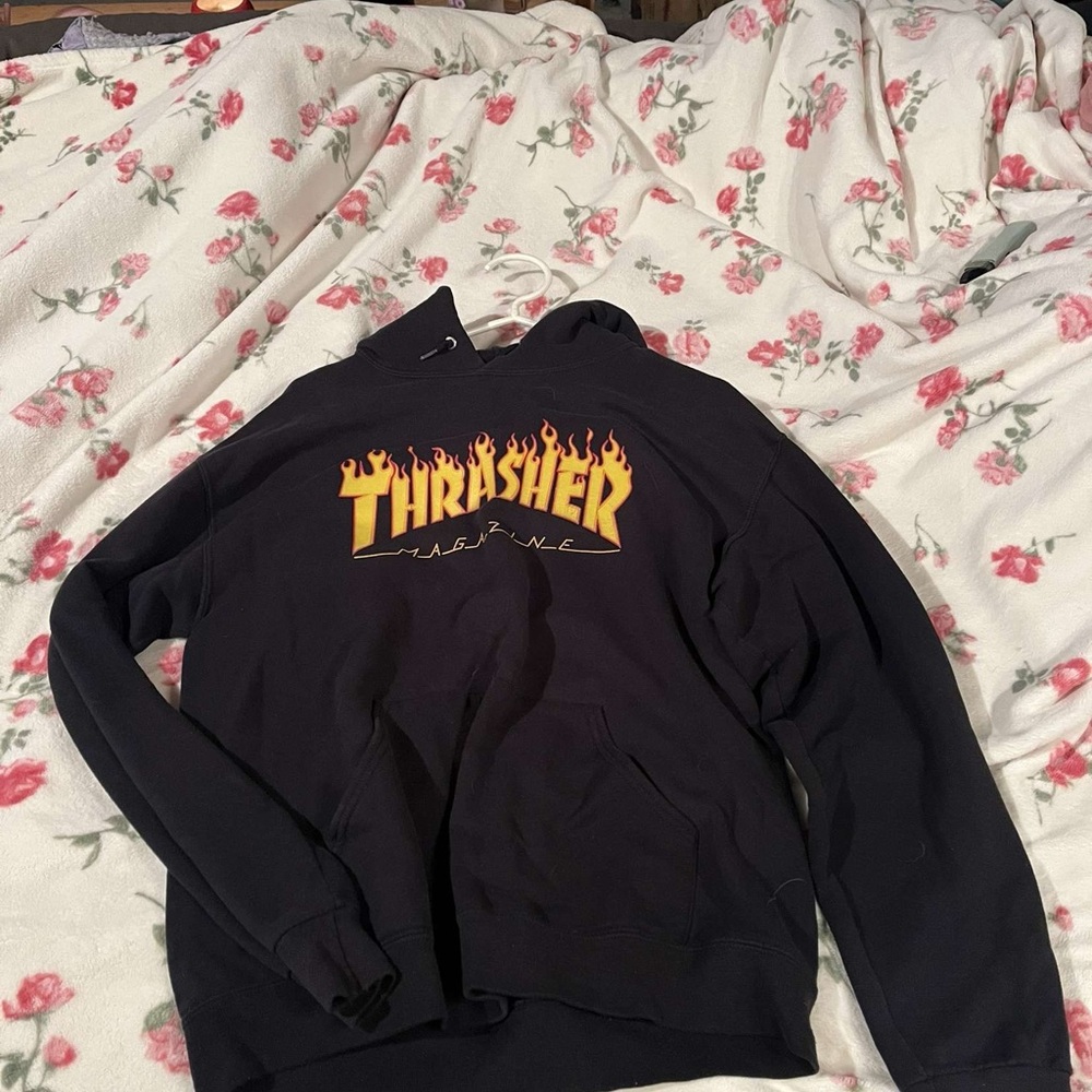 Thrasher Black San Francisco Hoodie
